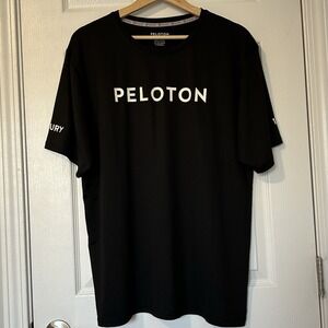 Peloton 100 Century‎ Black Short Sleeve Workout Shirt